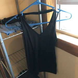 black tank top